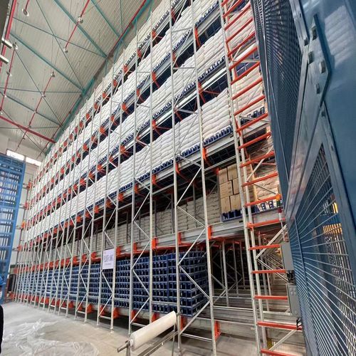 Sistema de estanterías por acumulación - ISO9001/ISO14001/UN-SPR09077 - Nanjing fuyuan technology co.,ltd - con paleta / para producto de gran tamaño / de acero