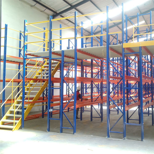 Entreplanta industrial con varios niveles - ISO9001,ISO14001 - Nanjing fuyuan technology co.,ltd - para estantería de palés / a medida / con baranda
