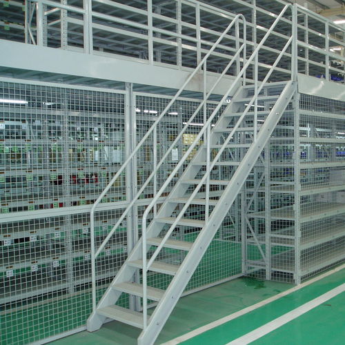 Entreplanta industrial con sistema de ordenación - ISO9001,ISO14001 - Nanjing fuyuan technology co.,ltd - a medida / con baranda / con escalera