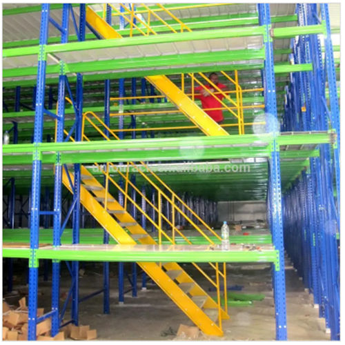 Entreplanta industrial con varios niveles - ISO9001,ISO14001 - Nanjing fuyuan technology co.,ltd - de chapas de acero / para interior / de interior