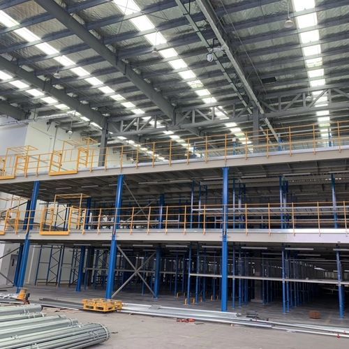 Entreplanta industrial con sistema de ordenación - ISO9001,ISO14001,CE - Nanjing fuyuan technology co.,ltd - con varios niveles / para estantería de palés / a medida