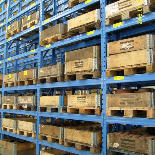 Sistema de estanterías para depósito de almacenamiento - Nanjing fuyuan technology co.,ltd - ajustable / para cargas pesadas / con paleta