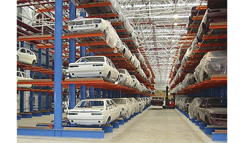 Sistema de estanterías cantilever - Nanjing fuyuan technology co.,ltd - a medida / para desguace / de acero