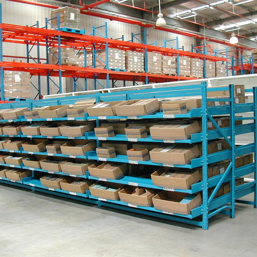 Sistema de estanterías para depósito de almacenamiento - ISO9001, ISO14001 | UN-FS0801 - Nanjing fuyuan technology co.,ltd - dinámico / para carga mediana / para cajas
