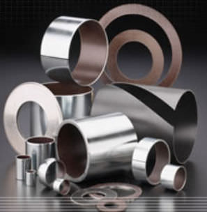 Cojinete liso autolubricante - RBC France - de metal / de paredes delgades / seco