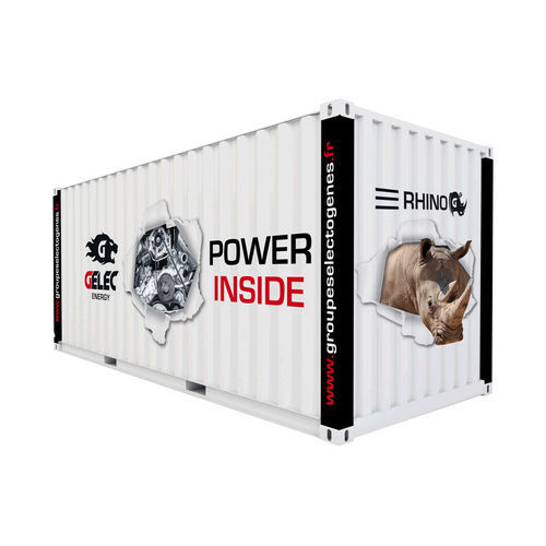 Grupo electrógeno diésel - RHINO-1000YCE3 - GELEC ENERGY - trifásico / en contenedor / enfriado por aire