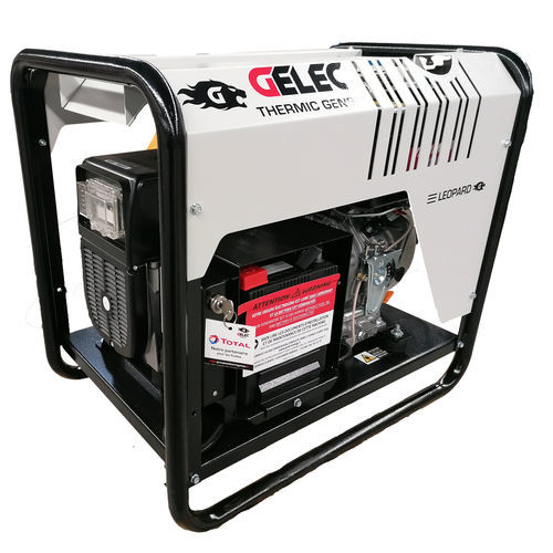 Grupo electrógeno diésel - LEOPARD-7-OPEN - GELEC ENERGY - trifásico / 50 Hz / enfriado por aire