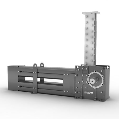 Cilindro eléctrico - LinkLift - SERAPID - telescópico / de piñón y cremallera / con cadena rígida