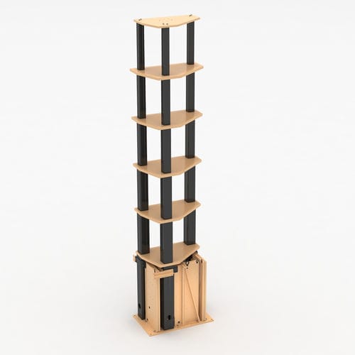Mástil de elevación vertical - TRIMAST - SERAPID - telescópico / eléctrico