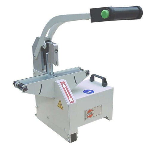 Máquina de corte con control manual - MINICUT - CLAVEL - de hoja rotativa / para caucho / de tubos flexibles