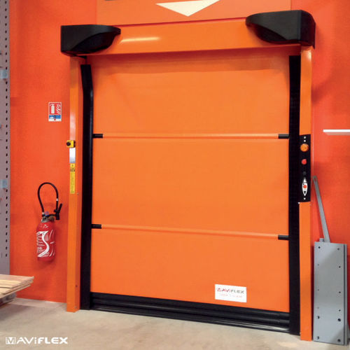 Puerta enrollable - MAVIONE® - MAVIFLEX - de acero inoxidable / de acero galvanizado / industrial
