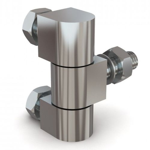 Bisagra plana - 72-1-3733 - PINET INDUSTRIE - de acero zincado / atornillable / 180°