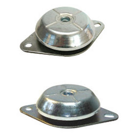 Soporte antivibratorio cilíndrico - SCC  - LESOL - de metal / de elastómero / para máquina