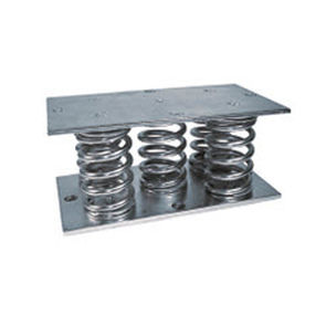 Soporte antivibratorio rectangular - 5M6M9M2500 - LESOL - de acero / para máquinas / amortiguador de muelle