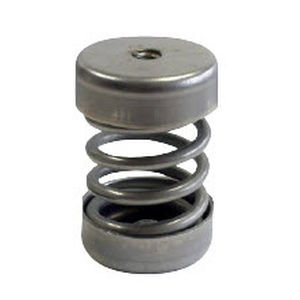 Soporte antivibratorio cilíndrico - MLC - LESOL - de acero inoxidable / para máquinas