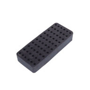 Soporte antivibratorio cuadrado - M910 - LESOL - de caucho / para máquinas / bloque