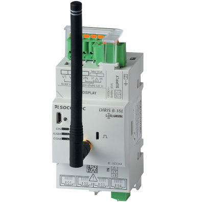 Aparato de vigilancia de potencia - DIRIS B-10L - SOCOMEC - modular / sin cable / automático