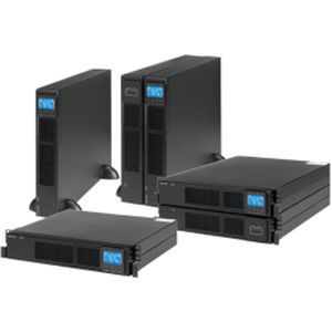 Sistema de alimentación ininterrumpida de doble conversión - OFYS RT - SOCOMEC - monofásico / compacto / con pantalla LCD