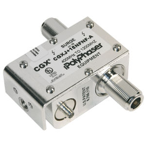 Protector de sobretensión de tipo 1 - CGXJ+15NFNF-A - PolyPhaser | Transtector - para cable coaxial RF / de telecomunicación / con bias T