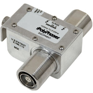 Protector de sobretensión de tipo 1 - VHF50HD - PolyPhaser | Transtector - de telecomunicación / VHF / en línea