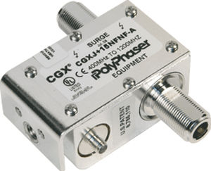 Protector de sobretensión de tipo 1 - CGXJ+15NFNF-A - PolyPhaser | Transtector - para aplicaciones de radiofrecuencia / de telecomunicación / en línea