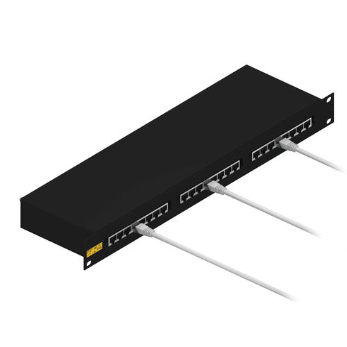 Protector de sobretensión para redes informáticas - ATLAN 8/24 - Aplicaciones Tecnológicas, S.A. - RJ45 / enchufable / rack de 19"