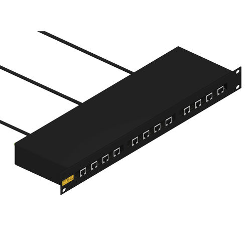 Protector de sobretensión para redes informáticas - ATLAN 12 CAT6 - Aplicaciones Tecnológicas, S.A. - para línea Cat6 / RJ45 / enchufable