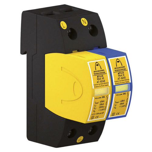 Protector de sobretensión de tipo 2 - ATSUB-2P-NR 40 TT - Aplicaciones Tecnológicas, S.A. - para alimentación eléctrica / contra corrientes transitorias / de baja tensión