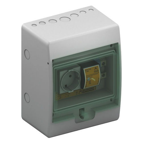 Protector de sobretensión de tipo 2 - ATCOMBO 230M - Aplicaciones Tecnológicas, S.A. - de tipo 3 / para alimentación eléctrica / compacto
