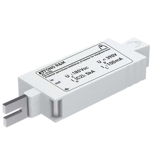 Protector de sobretensión para línea telefónica - ATFONO R&M1 - Aplicaciones Tecnológicas, S.A. - modulable / compacto / enchufable