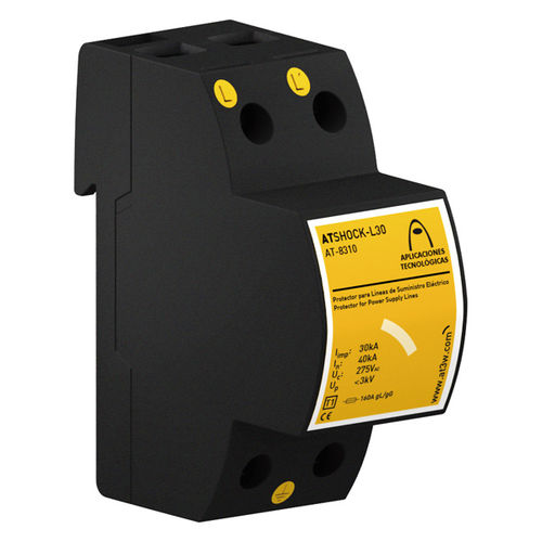 Protector de sobretensión de tipo 1 - ATSHOCK L30-400 - Aplicaciones Tecnológicas, S.A. - para alimentación eléctrica / unipolar / en riel DIN
