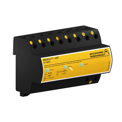 Protector de sobretensión tipo 1 + 2 - ATSHIELD TT 230T - Aplicaciones Tecnológicas, S.A. - para alimentación eléctrica / compacto / 4 polos