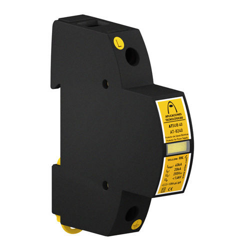 Protector de sobretensión de tipo 2 - ATSUB 40-300 - Aplicaciones Tecnológicas, S.A. - para alimentación eléctrica / unipolar / en riel DIN