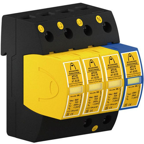 Protector de sobretensión de tipo 1 - ATSUB-4P-NR 65 TT - Aplicaciones Tecnológicas, S.A. - de tipo 2 / para alimentación eléctrica / modulable