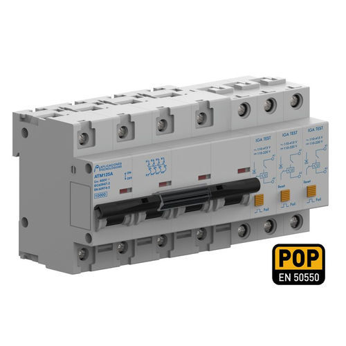 Protector de sobretensión para alimentación eléctrica - IGA TEST T 80 D - Aplicaciones Tecnológicas, S.A. - 4 polos / modulable / trifásico