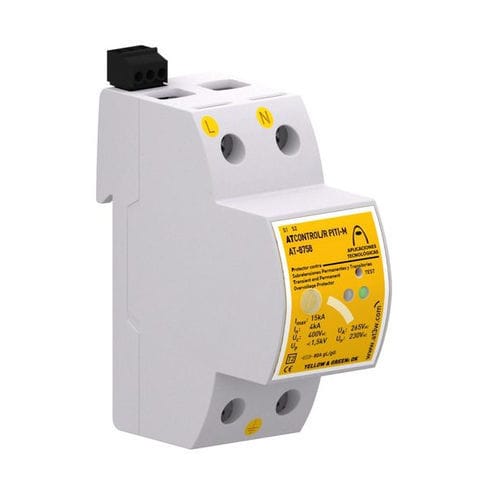 Protector de sobretensión para alimentación eléctrica - ATCONTROL/R P-M - Aplicaciones Tecnológicas, S.A. - 2 polos / modulable / monofásico