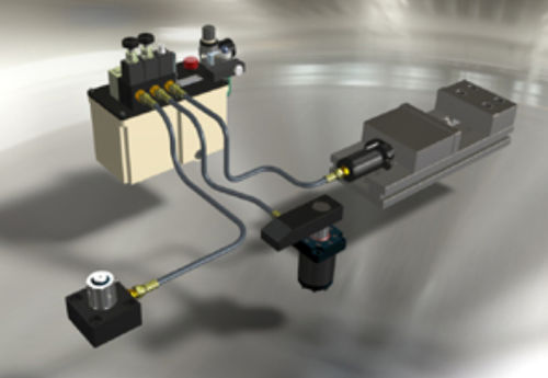 Grupo hidroneumático de motor neumático - 5C - Tecnofluid Engineering SrL