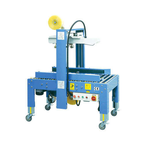Precintadora de cajas de cartón de doble solapa - JP-501A - Jia-In Industry - cinta adhesiva / automática / semiautomática