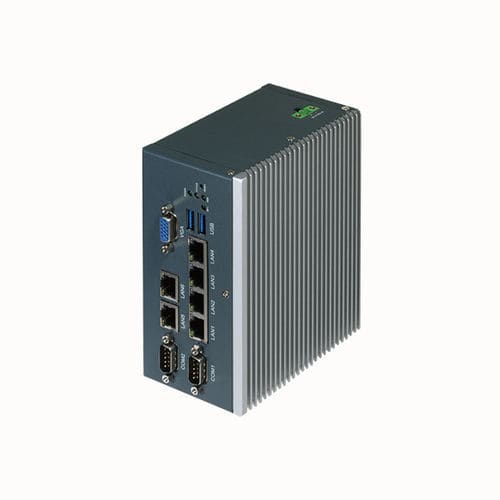 Plataforma de red de mesa - ICS-6270 - AAEON - en riel DIN / Intel® Celeron® N3350 / Gigabit Ethernet