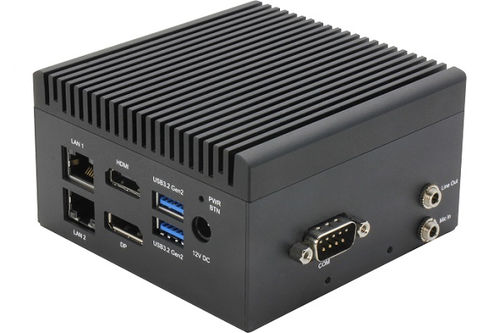 PC box - UP Squared V2 Edge - AAEON - de montaje VESA / Intel® Celeron® N6210 / HDMI