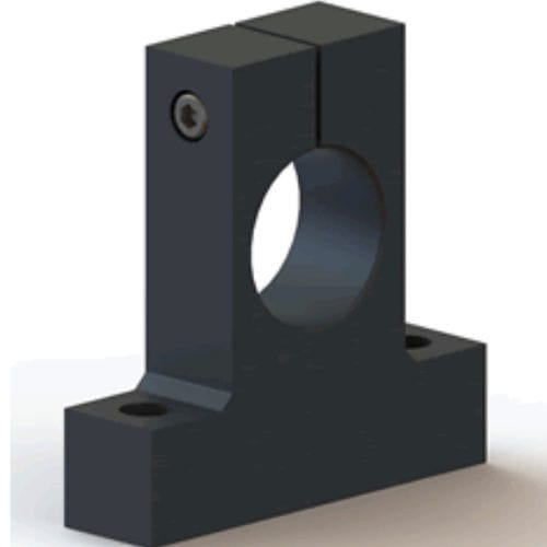 Soporte de extremidad de eje - SEM series - OAV Air Bearings - de aluminio / de precisión