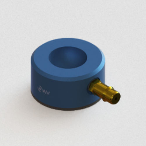 Soporte con rodamiento lineal - OAVR025R  - OAV Air Bearings - de botón / con cojín de aire / aluminio