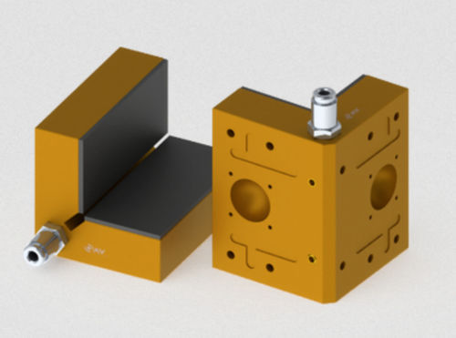 Soporte con rodamiento de aire - OAV90DG50 - OAV Air Bearings - aluminio / sin mantenimiento