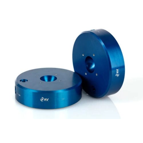 Soporte con rodamiento de botón - OAVR050RV - OAV Air Bearings - con cojín de aire / de aluminio / de carbono