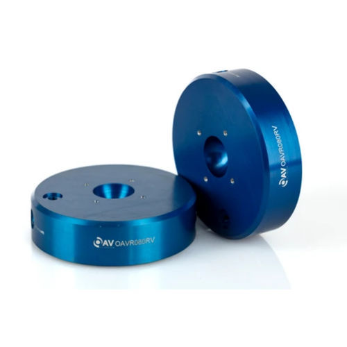 Soporte con rodamiento de botón - OAVR080RV - OAV Air Bearings - con cojín de aire / de aluminio / empotrado