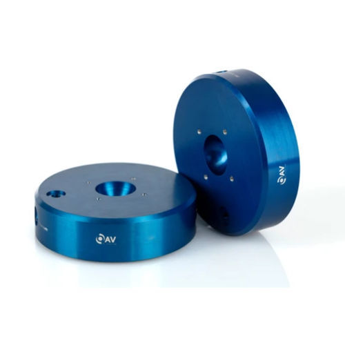 Soporte con rodamiento de botón - OAVR100RV - OAV Air Bearings - con cojín de aire / de aluminio / empotrado