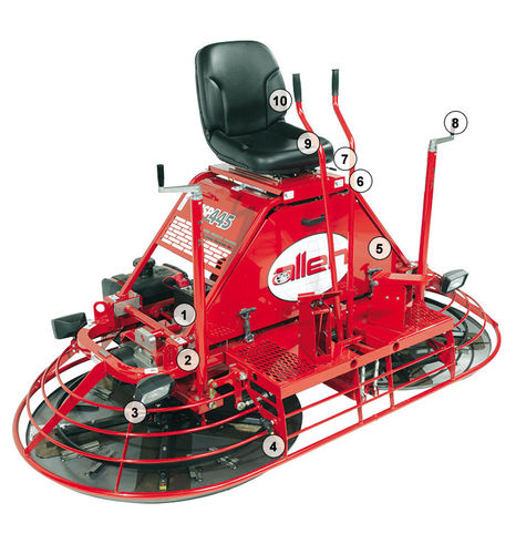 Fratasadora con operador a bordo - TR MSP 445 - Allen Engineering Corporation