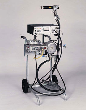 Unidad de proyección móvil - PNEUMODYN® - RAVARINI CASTOLDI & C - de pintura / electrostática / de baja presión