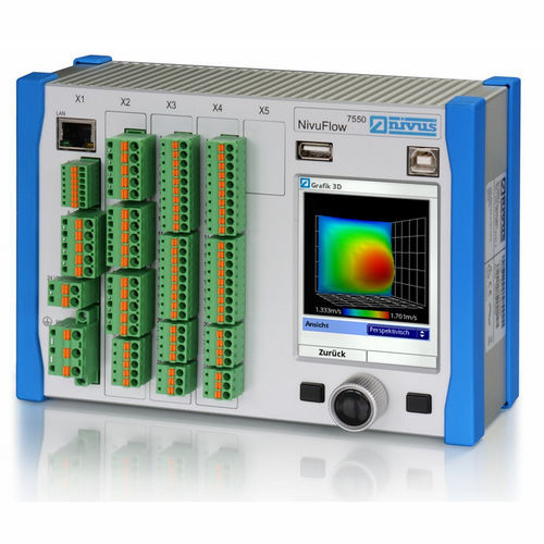 Caudalímetro por ultrasonidos - NivuFlow 7550 - NIVUS GmbH - radar / volumétrico / para aguas residuales