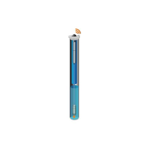 Sensor de nivel hidrostático - NLM0PDS0 - NIVUS GmbH - para agua / 4-20 mA / 2 hilos
